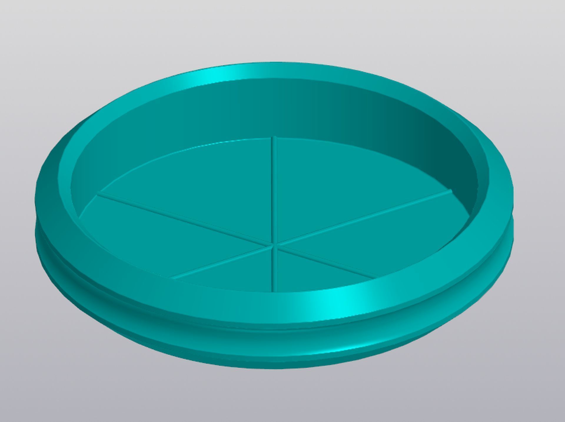Planter Wave 3D print model_10