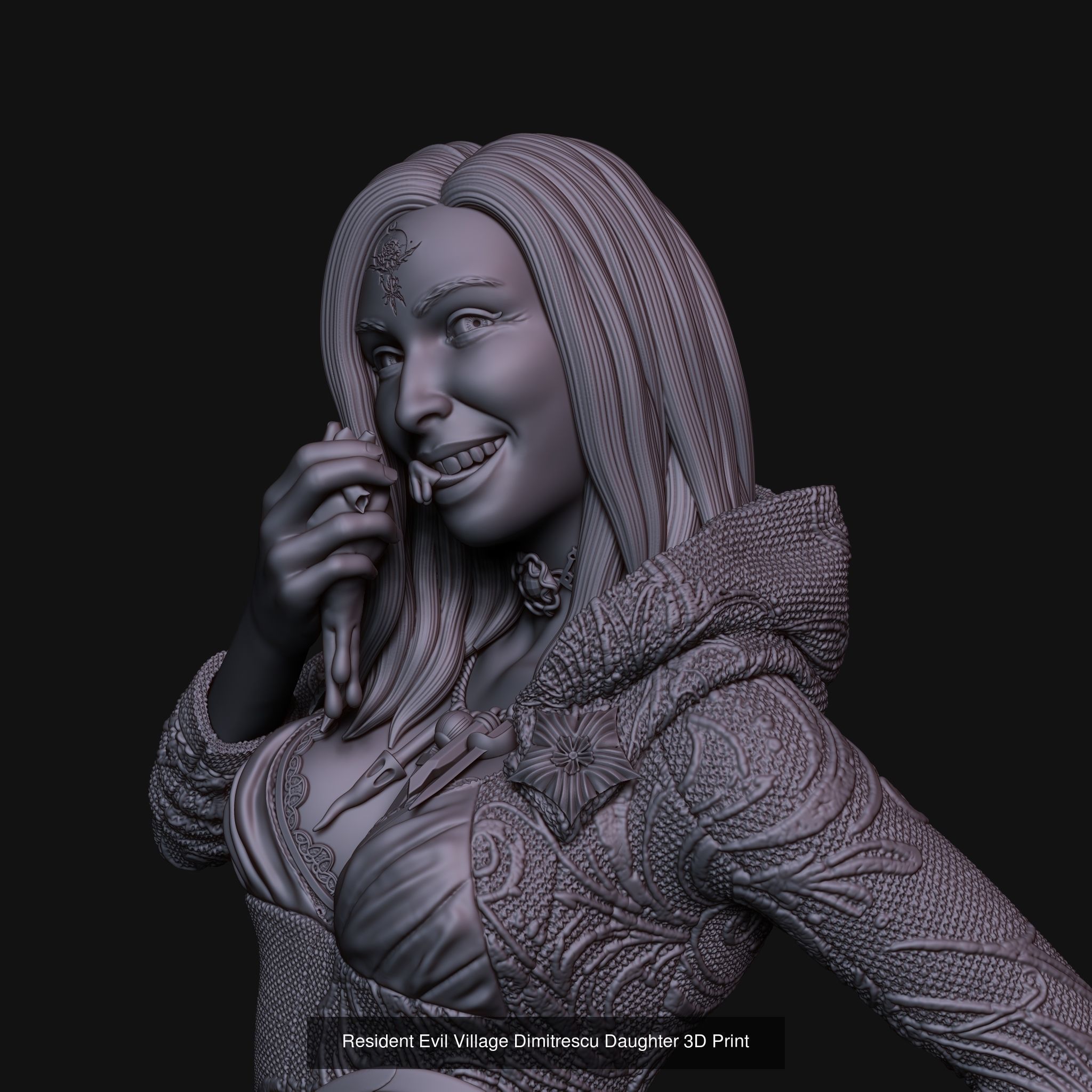 Resident Evil Village Dimitrescu Daughter Pack 3D Model Collection_1