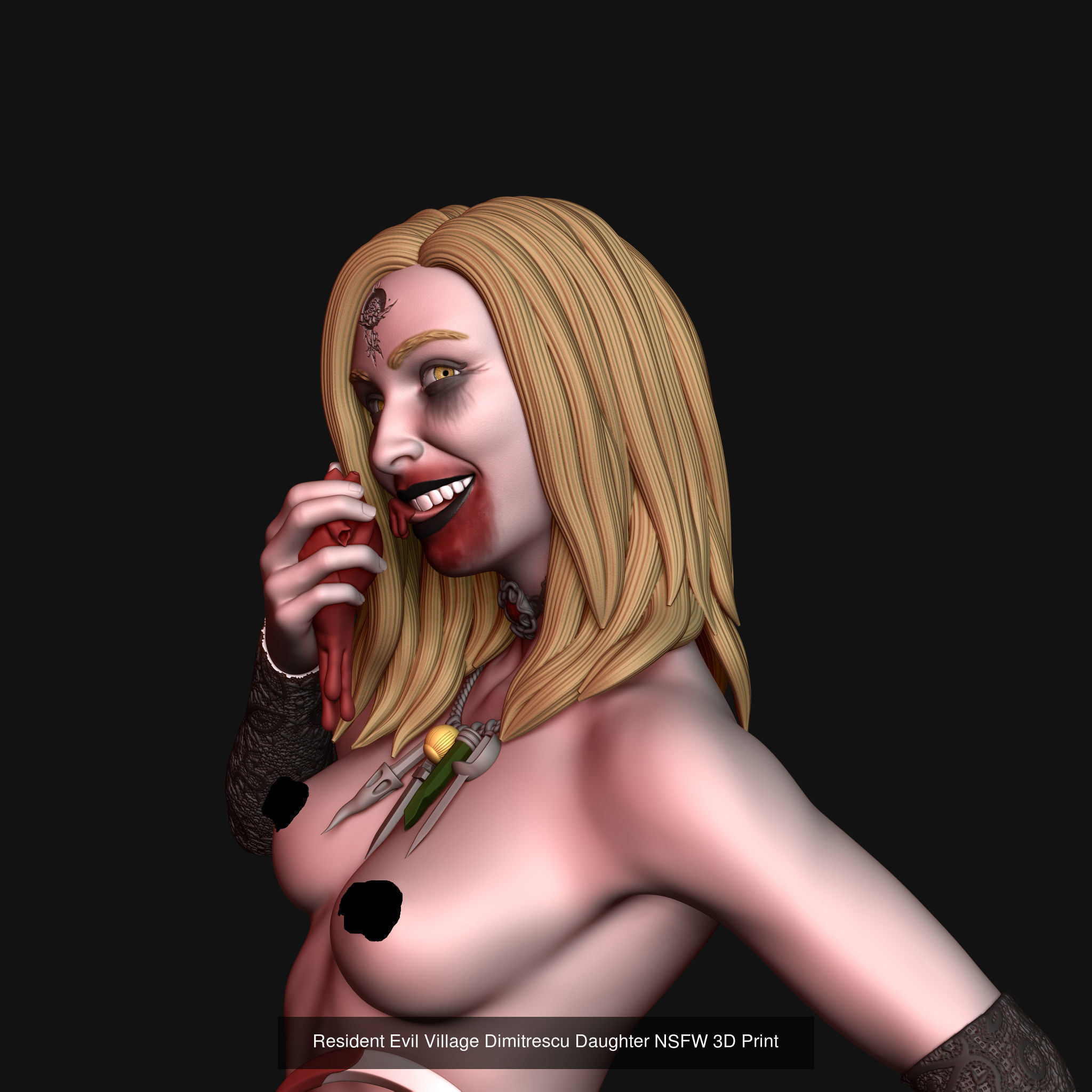 Resident Evil Village Dimitrescu Daughter Pack 3D Model Collection_3