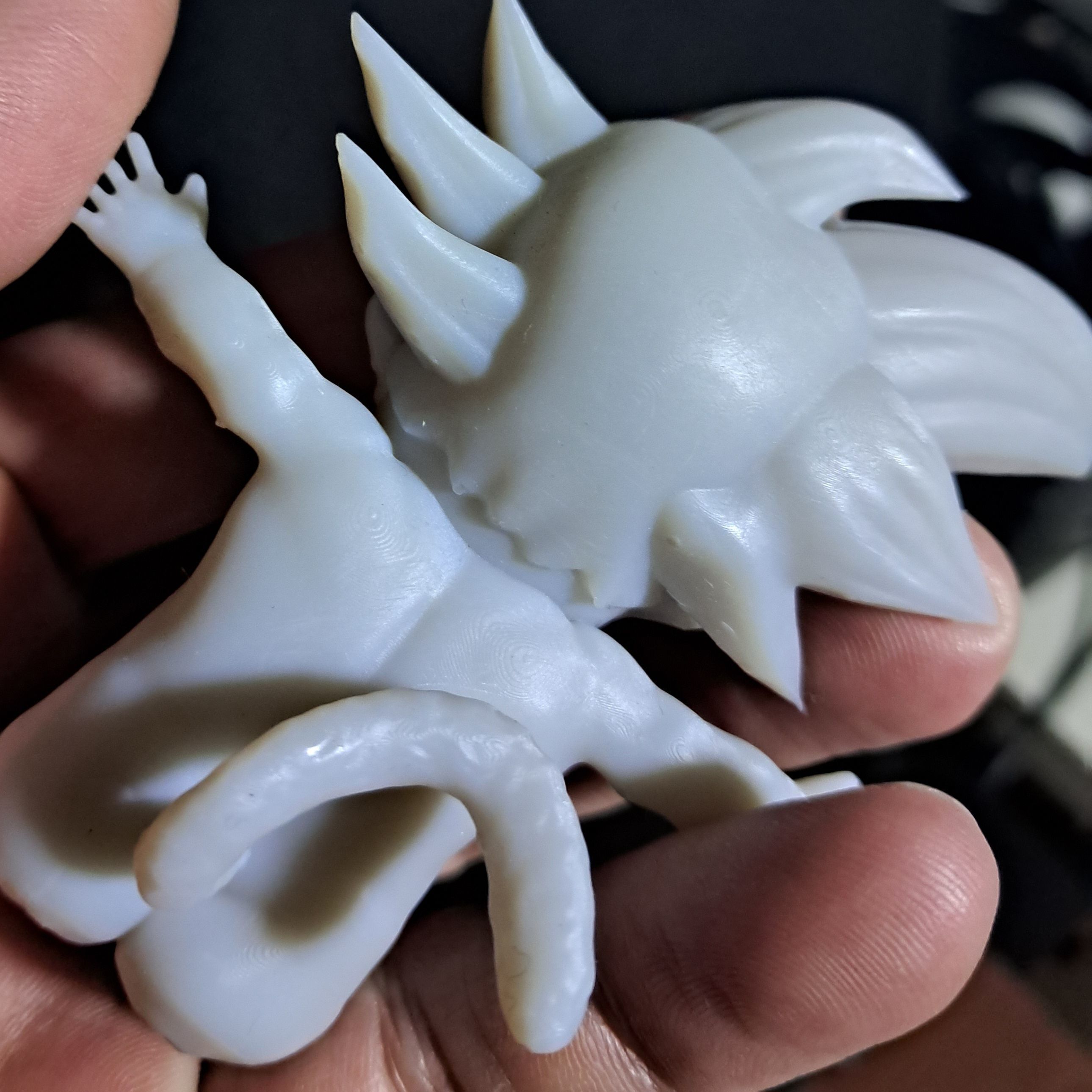 Grandpa Gohan and baby Goku 3D print model_8