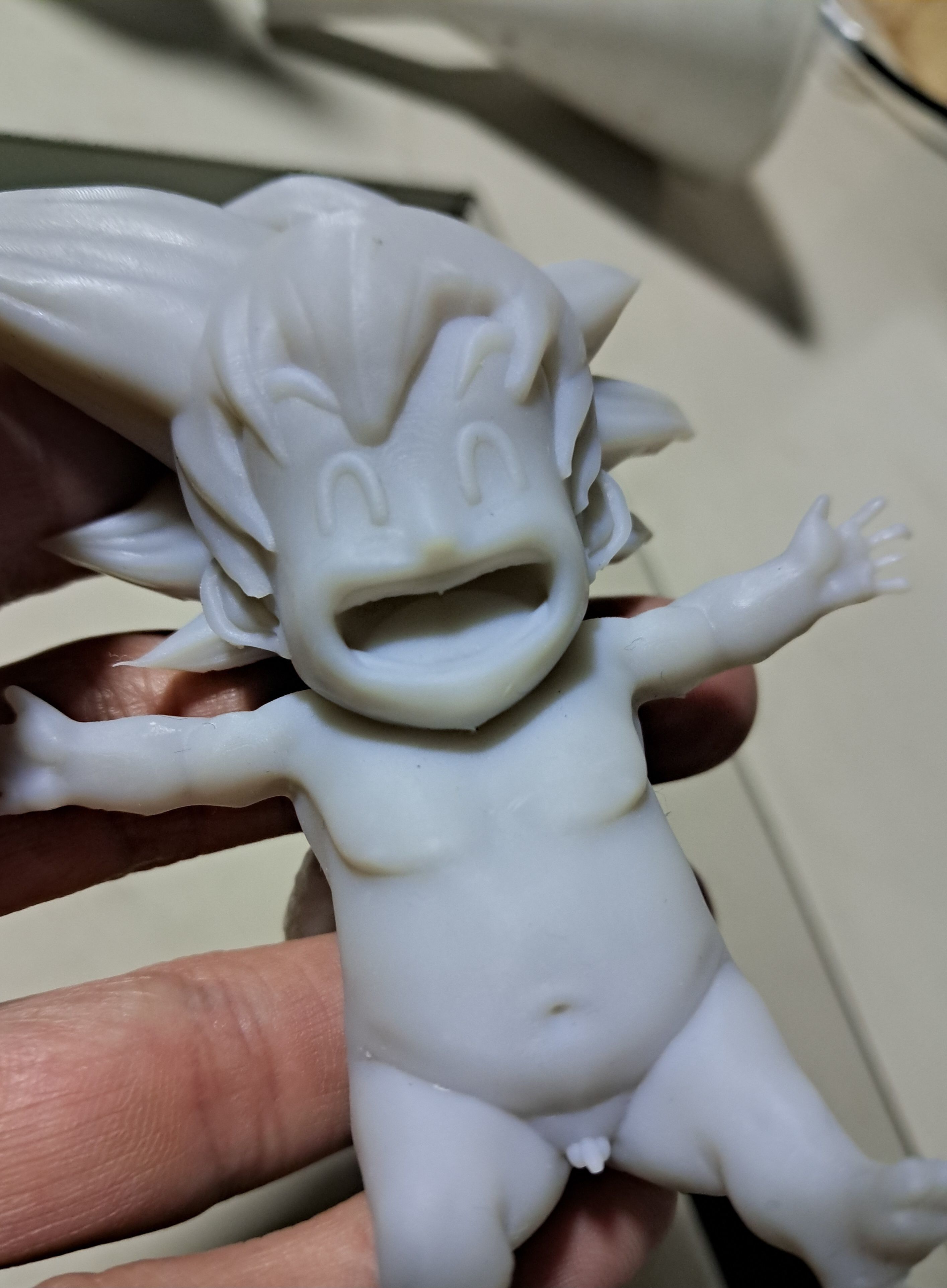 Grandpa Gohan and baby Goku 3D print model_9