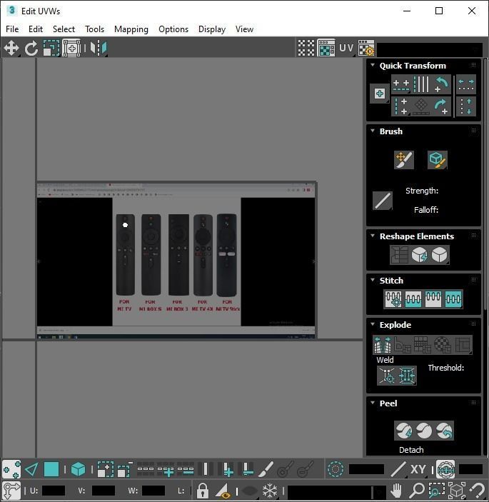 Xiaomi TV Box Remote Controls Set 3D model_90