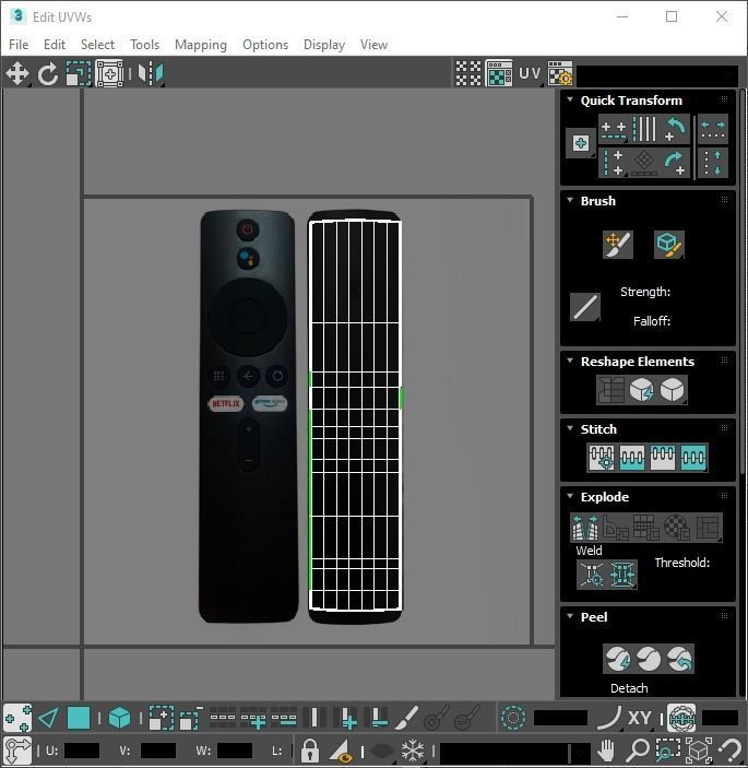 Xiaomi TV Box Remote Controls Set 3D model_101