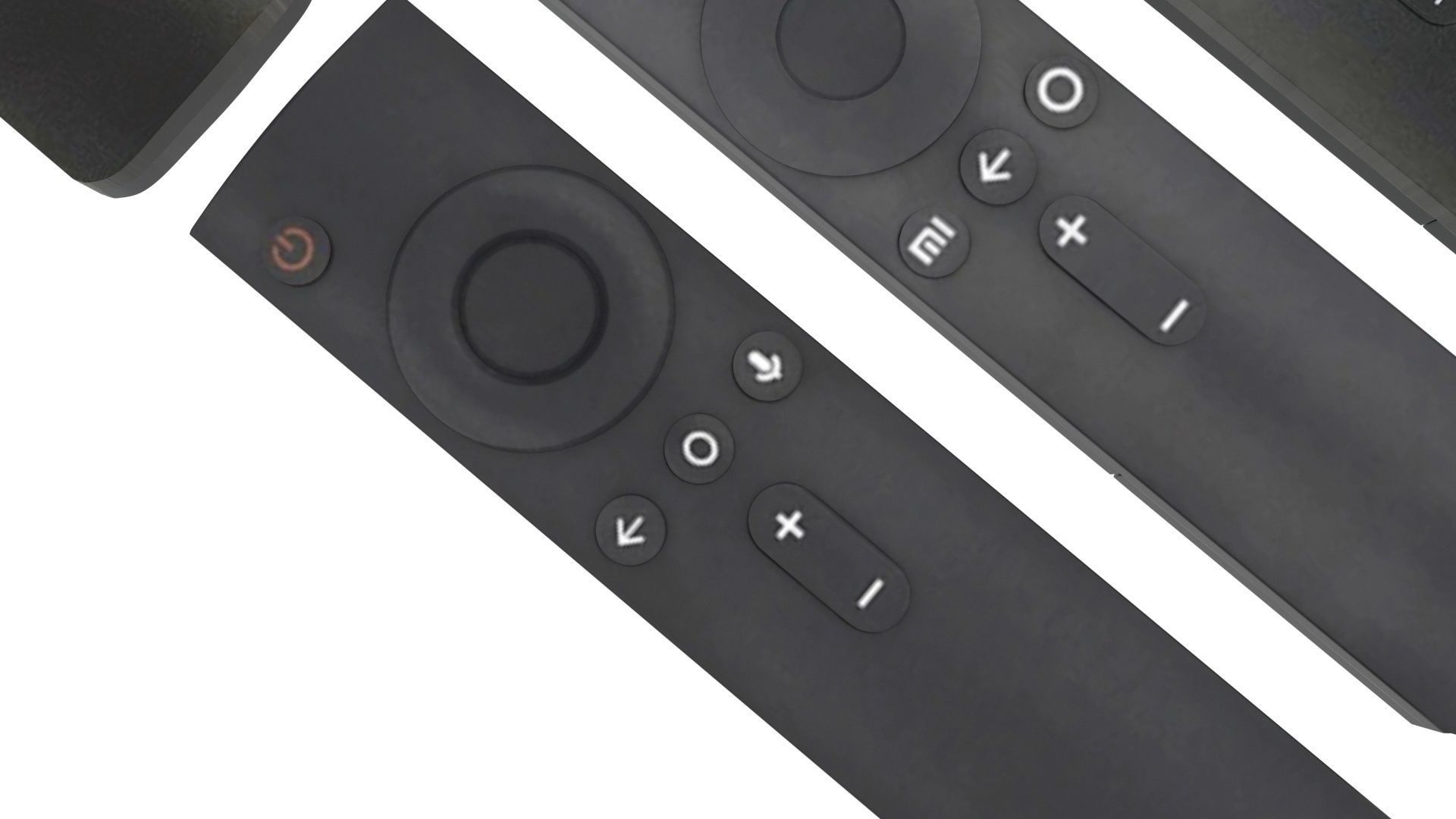 Xiaomi TV Box Remote Controls Set 3D model_12