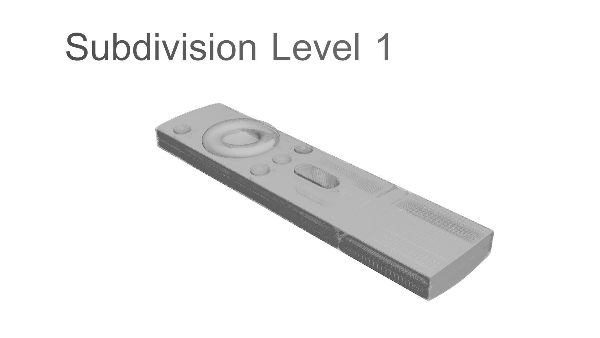 Xiaomi TV Box Remote Controls Set 3D model_36