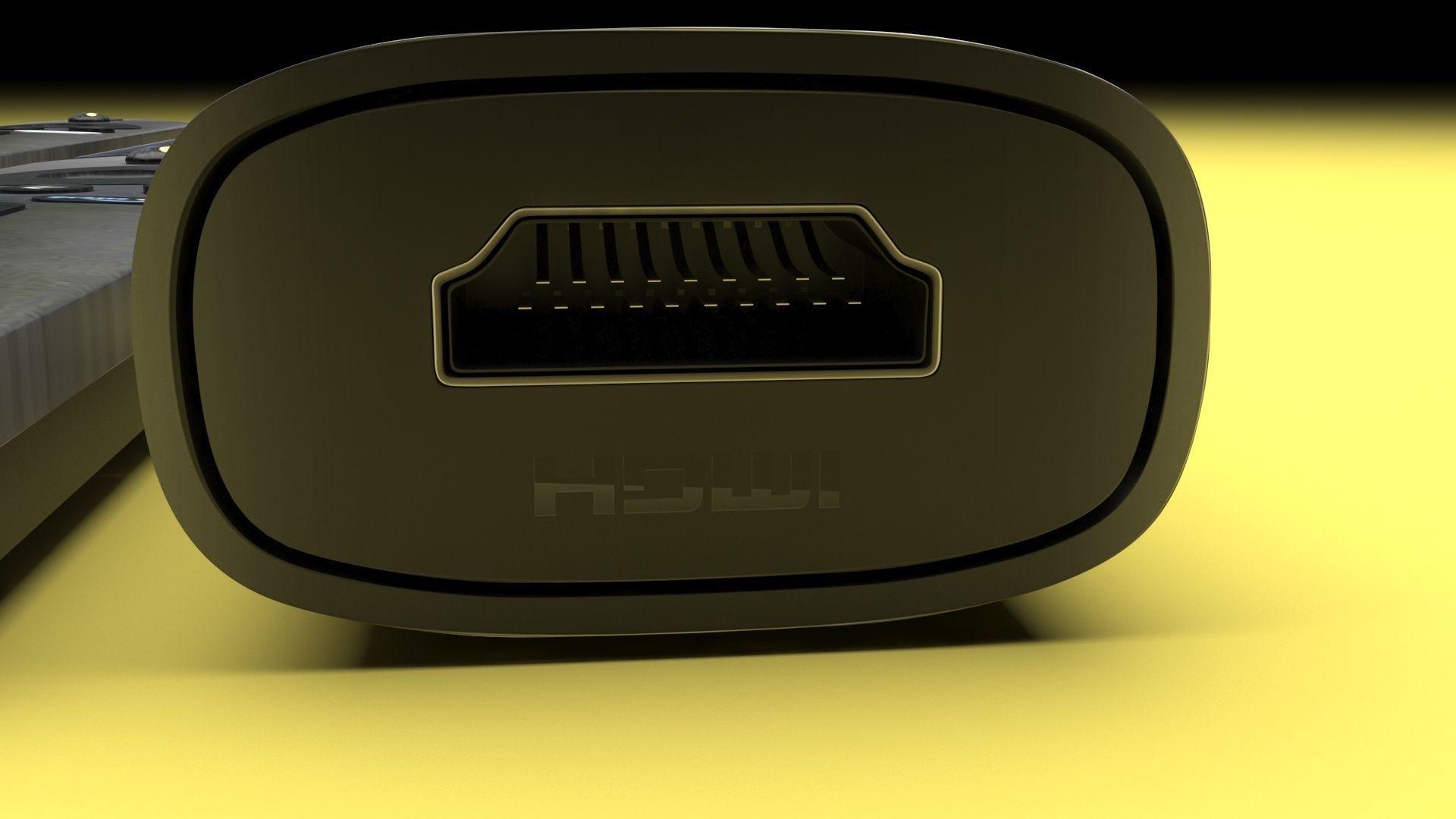 Xiaomi TV Box Remote Controls Set 3D model_50