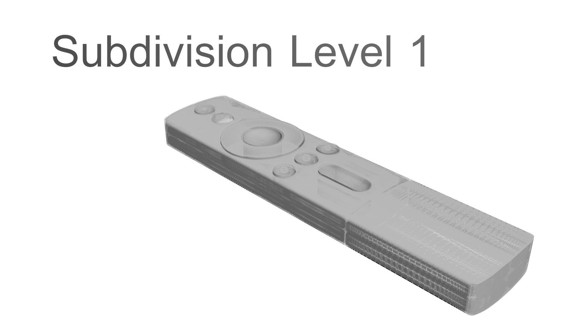 Xiaomi TV Box Remote Controls Set 3D model_38