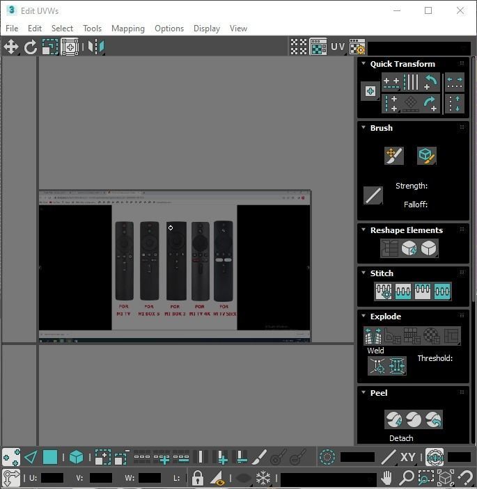 Xiaomi TV Box Remote Controls Set 3D model_80