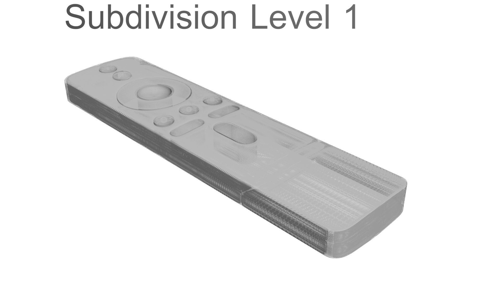 Xiaomi TV Box Remote Controls Set 3D model_34