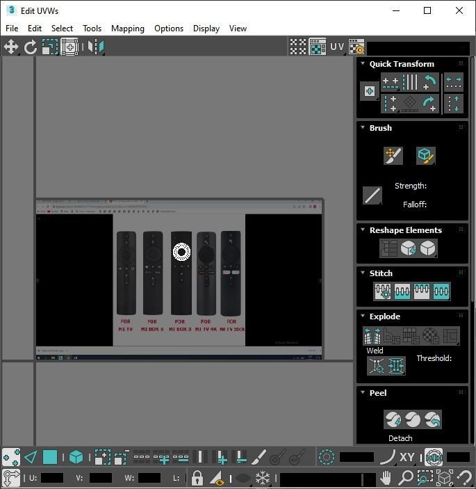 Xiaomi TV Box Remote Controls Set 3D model_89