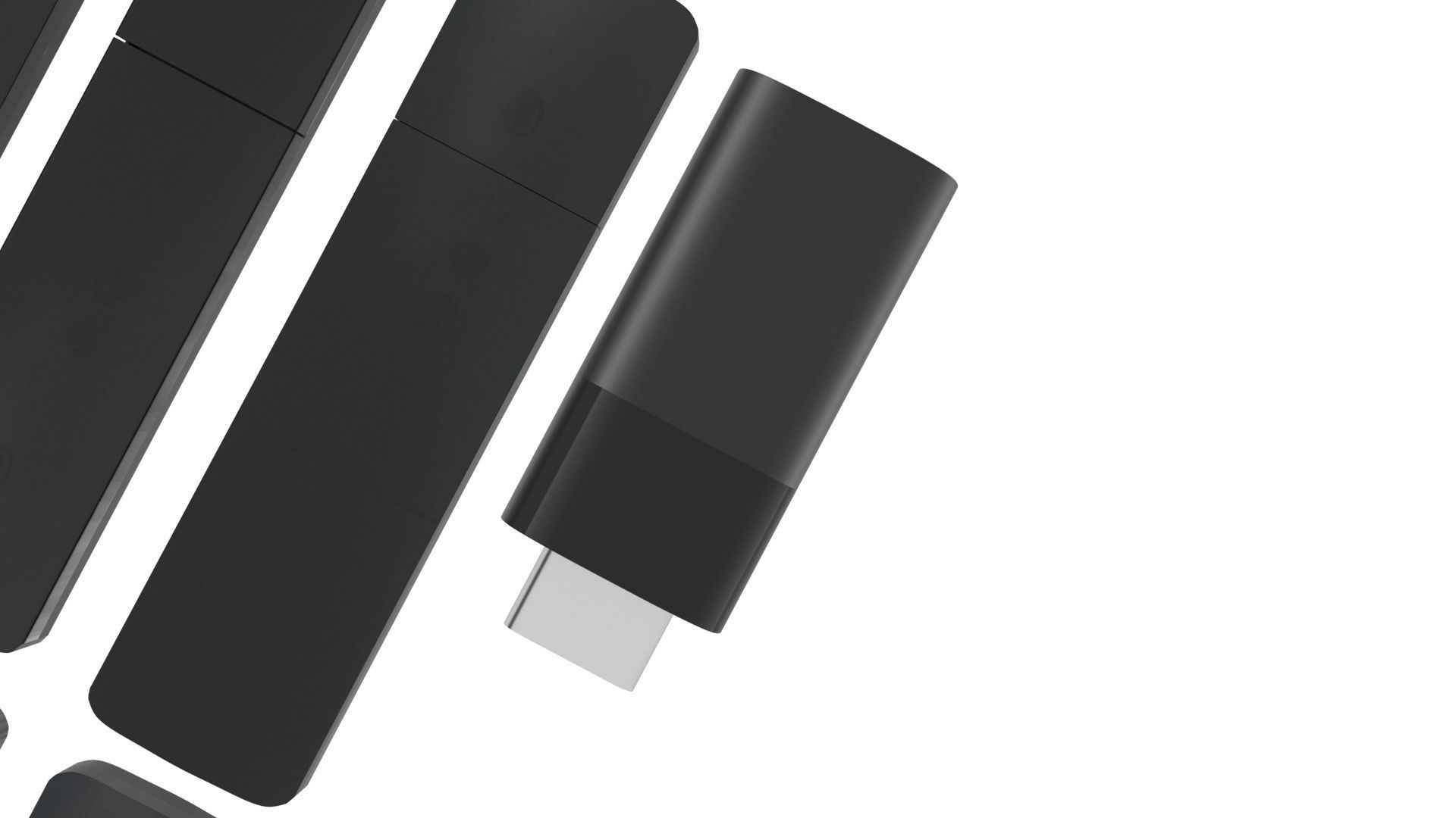 Xiaomi TV Box Remote Controls Set 3D model_18