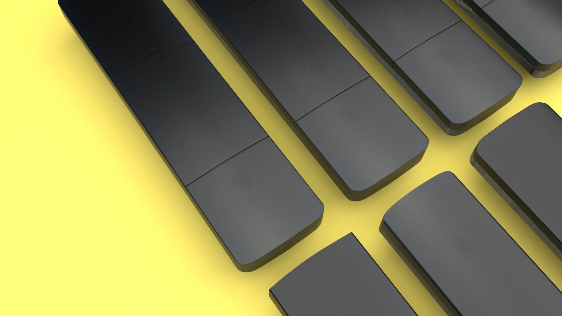 Xiaomi TV Box Remote Controls Set 3D model_56