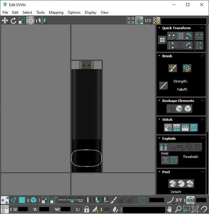 Xiaomi TV Box Remote Controls Set 3D model_57