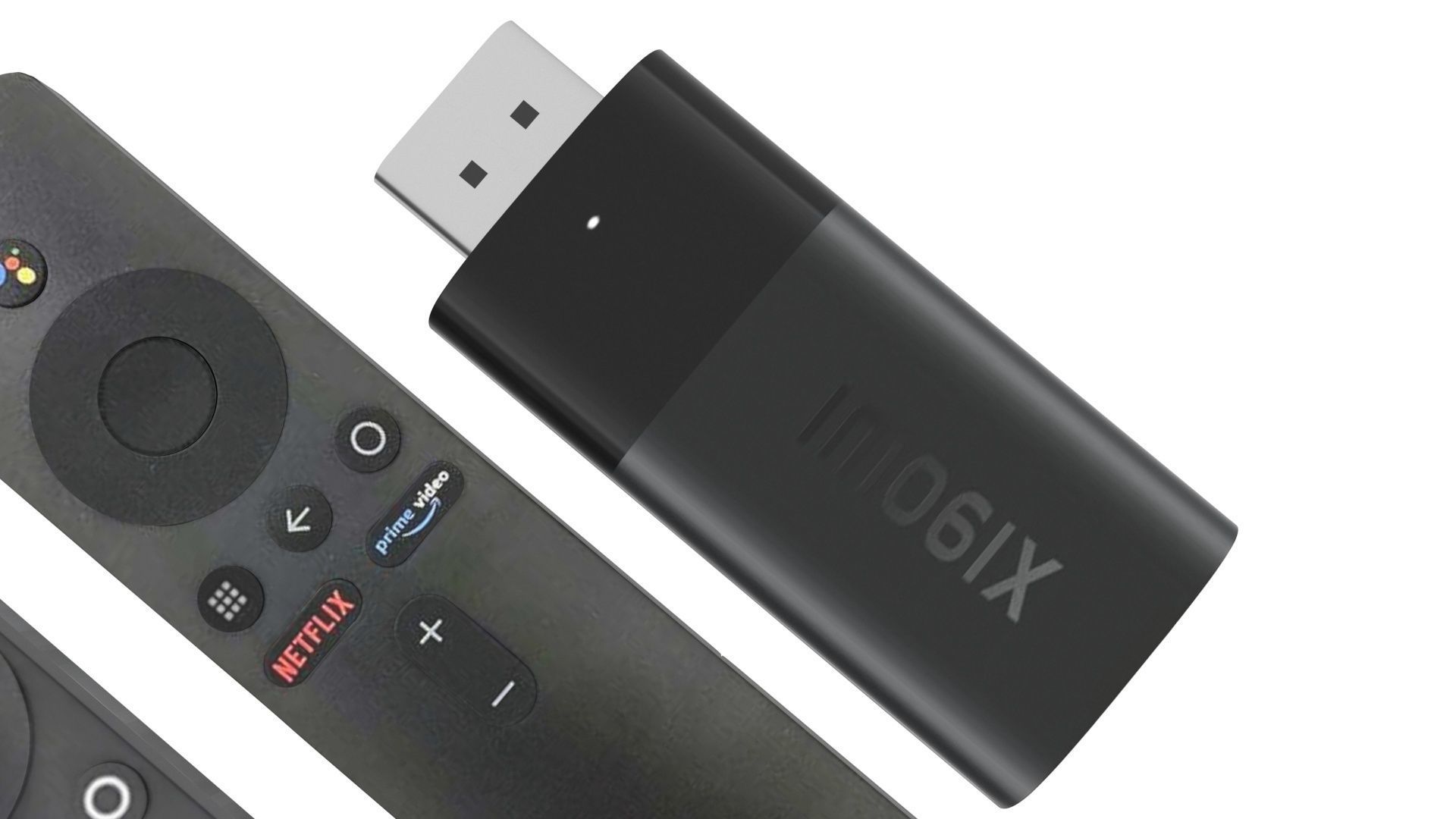 Xiaomi TV Box Remote Controls Set 3D model_15