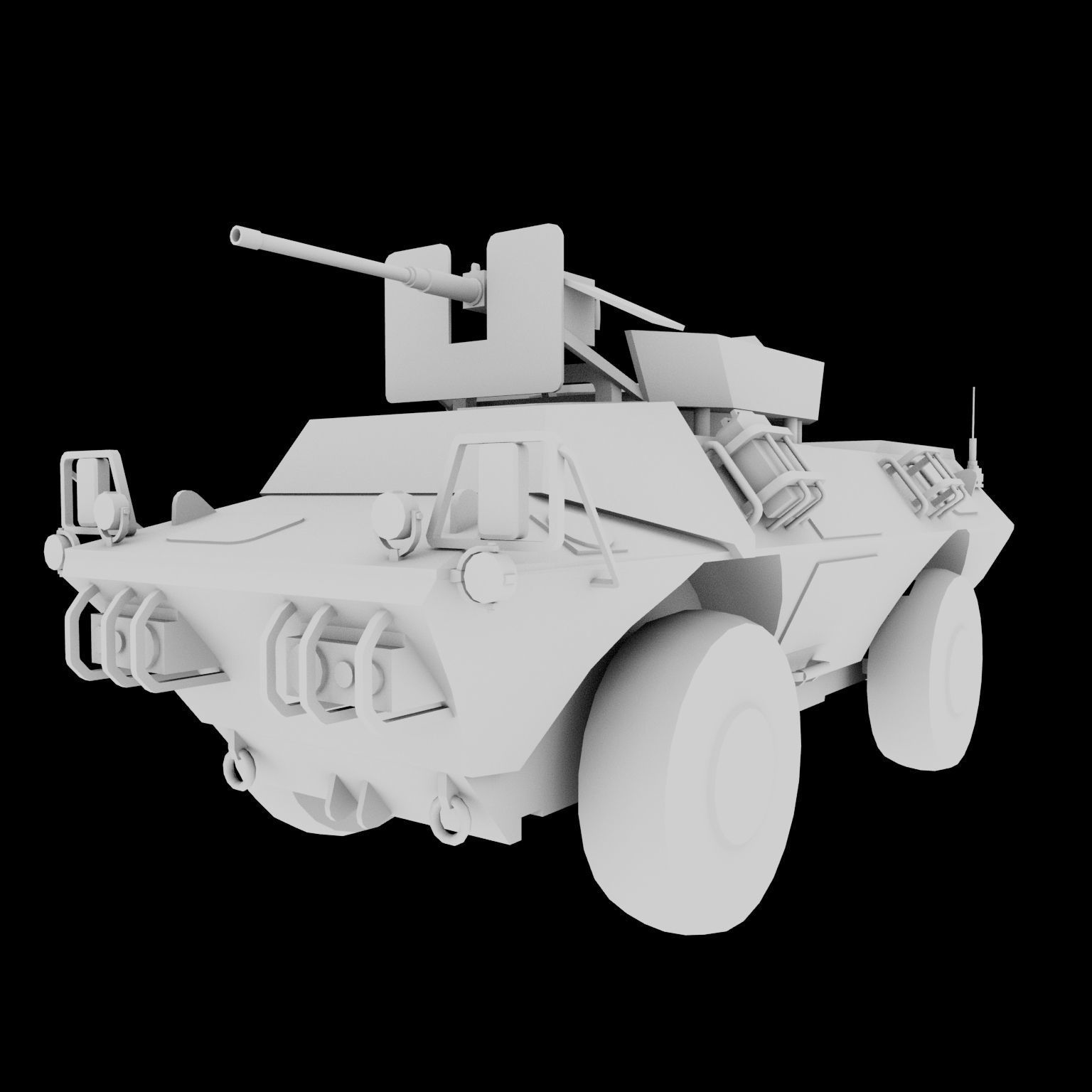 3D model The M1117 Guardian Armored Security Vehicle VR / AR / lowpoly