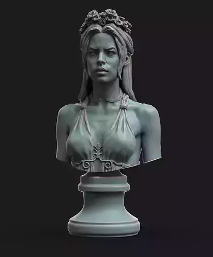 WomanBust 3D print model