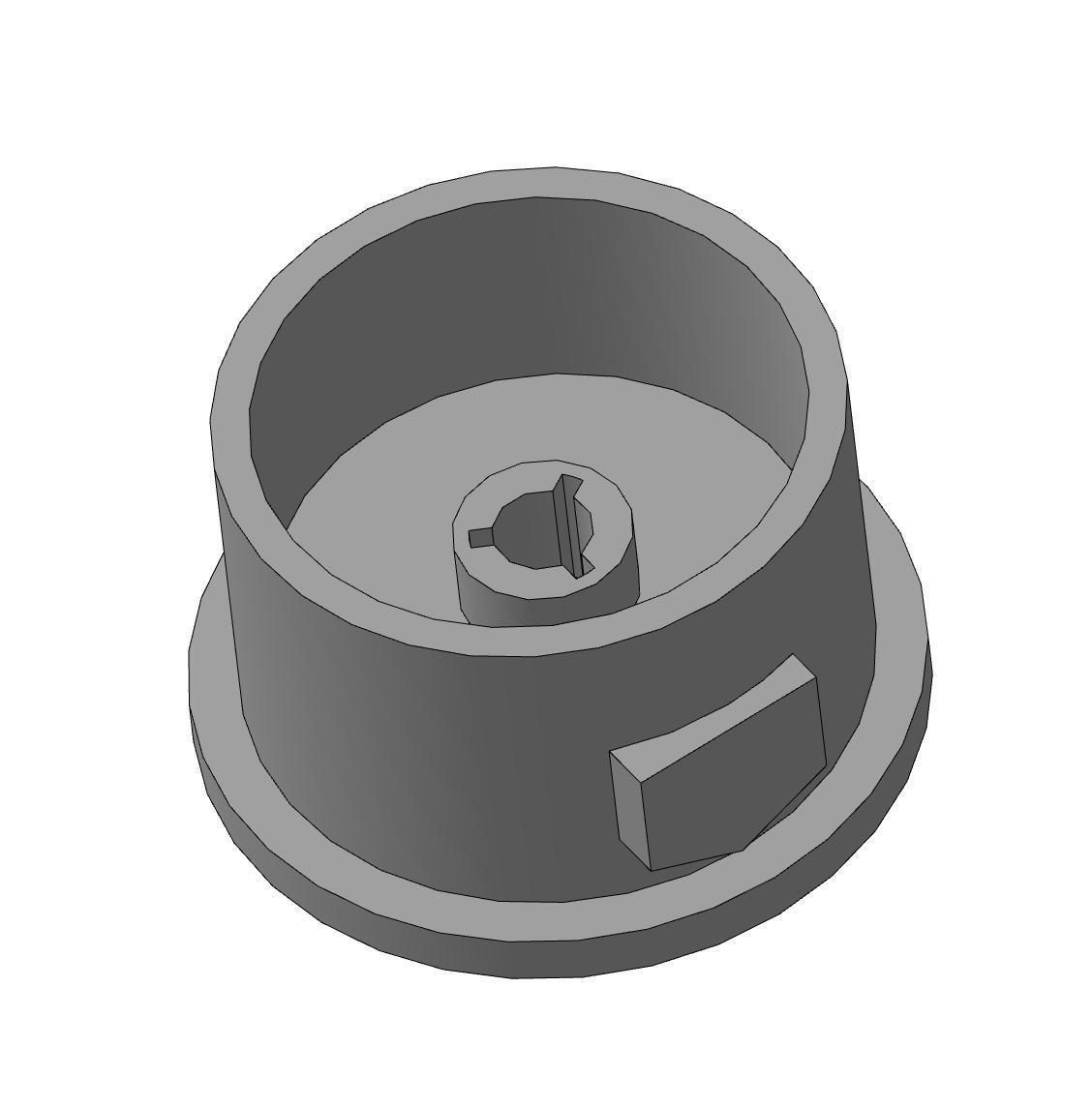 SAMSUNG VACUUM CLEANER SIDE COUPLING 3D print model_1