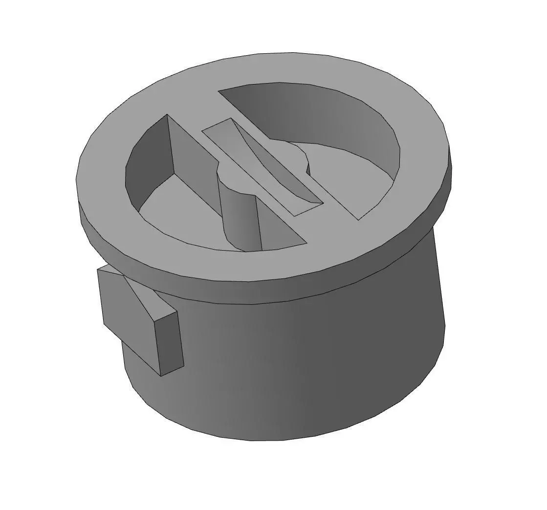 SAMSUNG VACUUM CLEANER SIDE COUPLING 3D print model_0