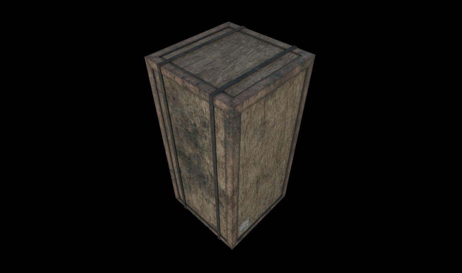Crates Pack 1 Low-poly 3D model_14