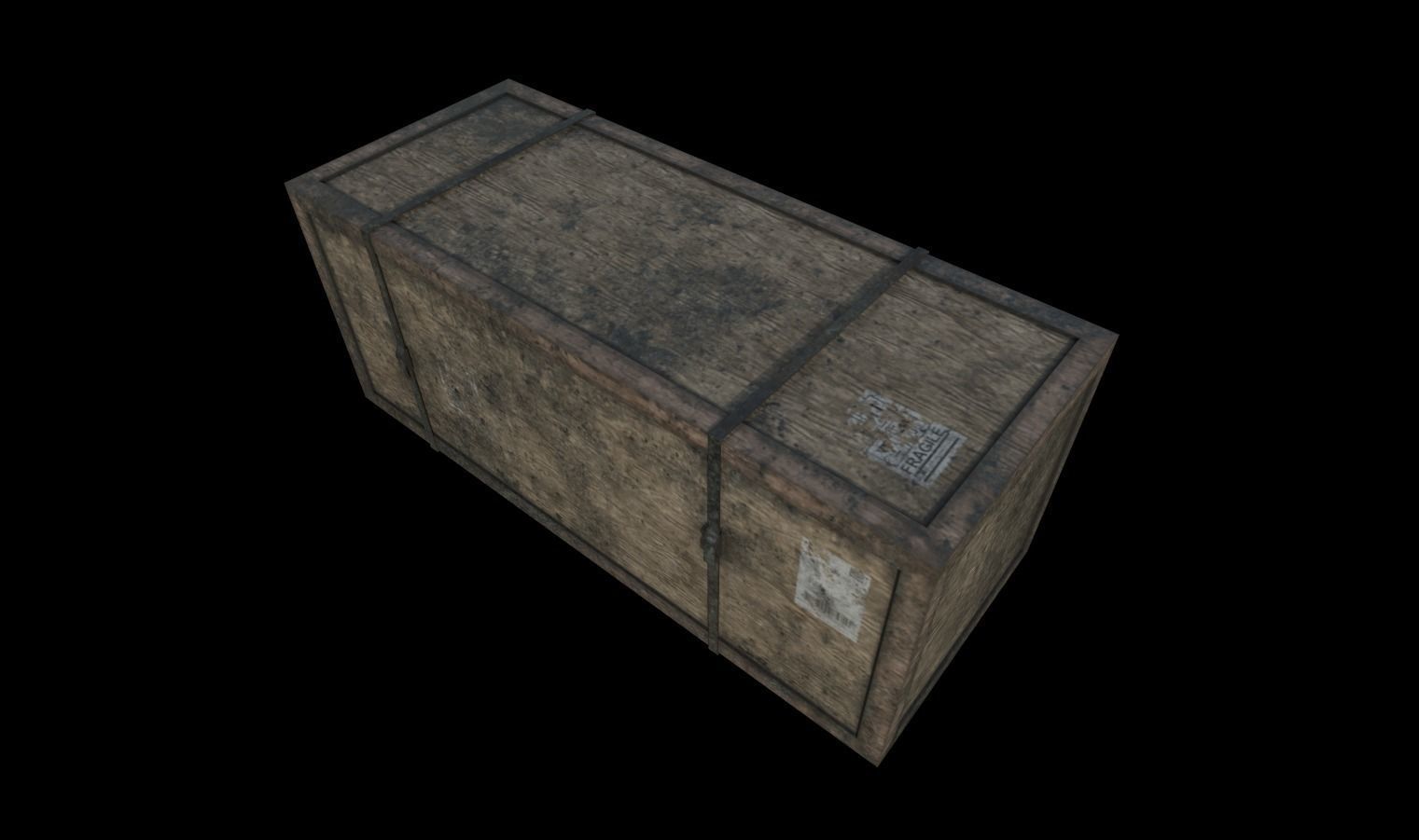 Crates Pack 1 Low-poly 3D model_15