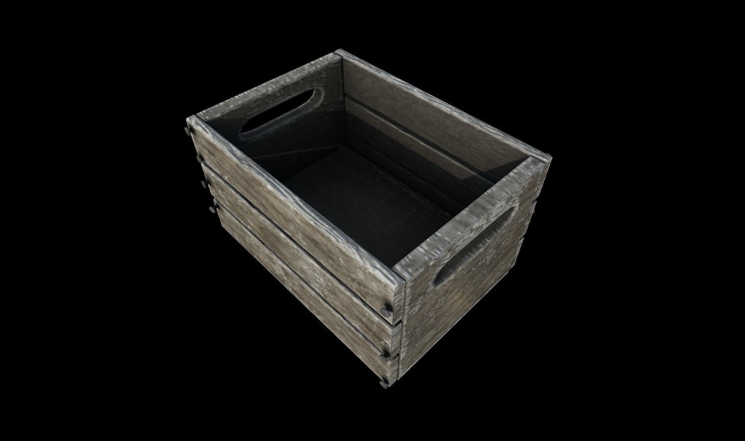 Crates Pack 1 Low-poly 3D model_4