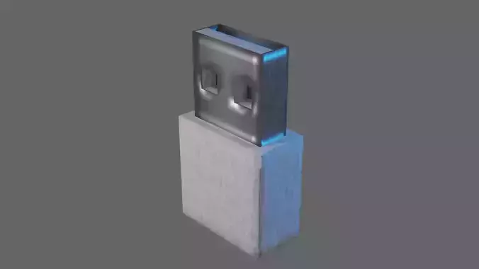 USB Dongle Free 3D model