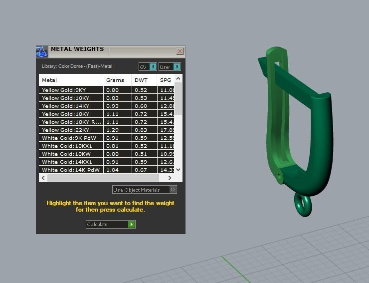 17 hanging earrings in this package 3D Model Collection_27