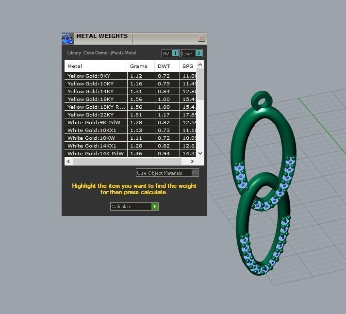 17 hanging earrings in this package 3D Model Collection_54
