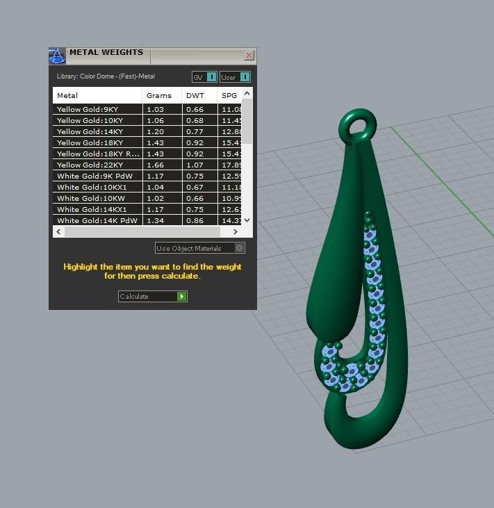 17 hanging earrings in this package 3D Model Collection_84