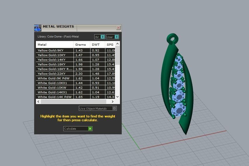 17 hanging earrings in this package 3D Model Collection_98