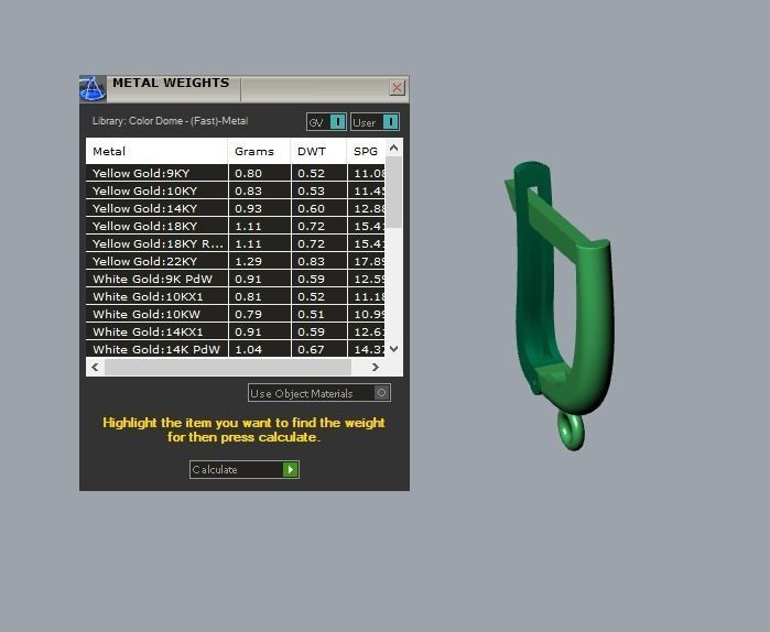 17 hanging earrings in this package 3D Model Collection_44