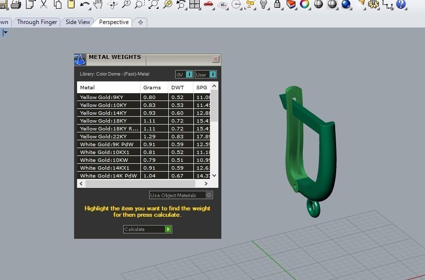 17 hanging earrings in this package 3D Model Collection_72