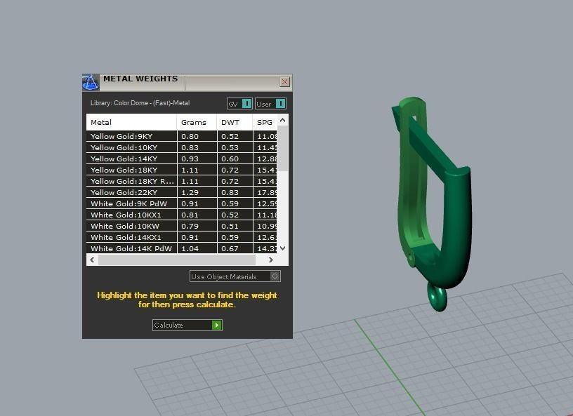 17 hanging earrings in this package 3D Model Collection_68