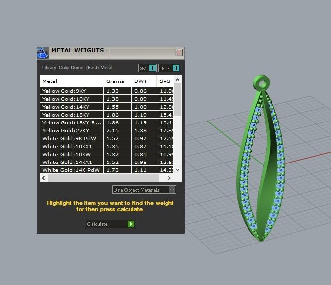 17 hanging earrings in this package 3D Model Collection_29