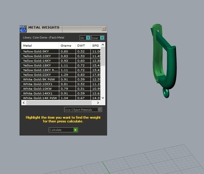 17 hanging earrings in this package 3D Model Collection_97