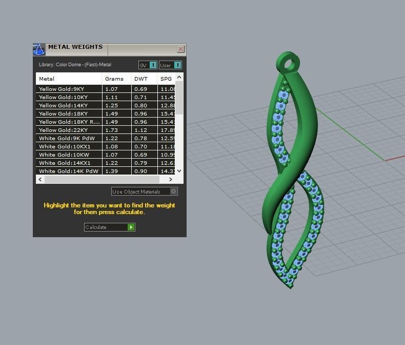 17 hanging earrings in this package 3D Model Collection_59