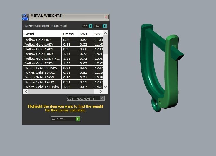 17 hanging earrings in this package 3D Model Collection_38
