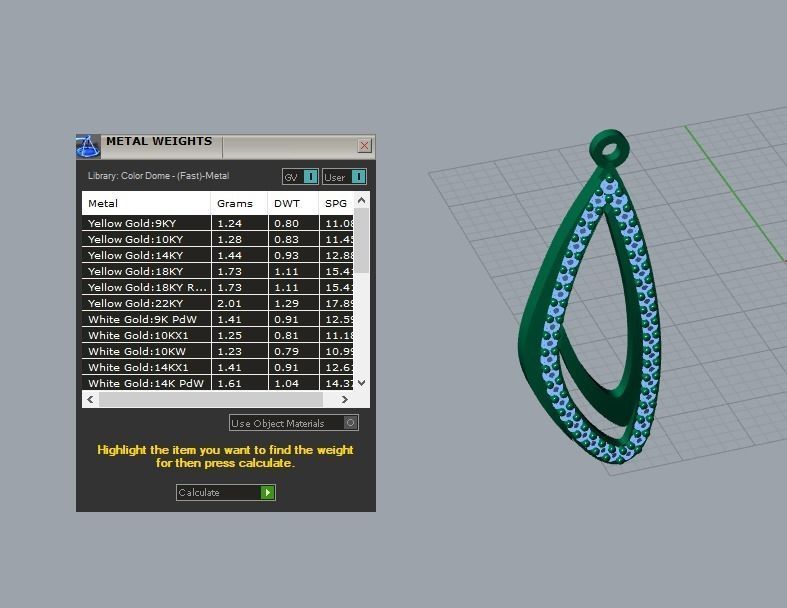 17 hanging earrings in this package 3D Model Collection_79