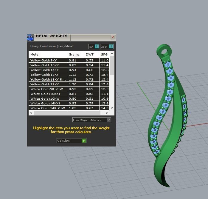 17 hanging earrings in this package 3D Model Collection_64