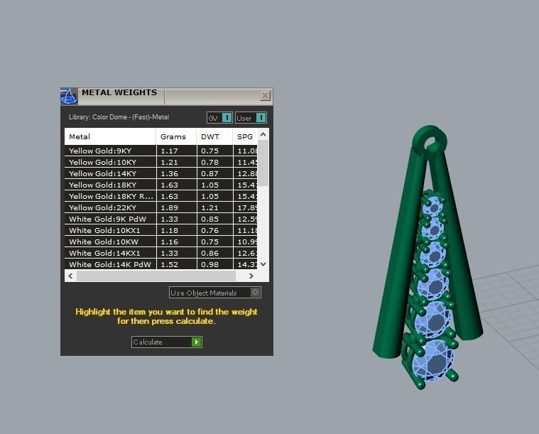 17 hanging earrings in this package 3D Model Collection_93