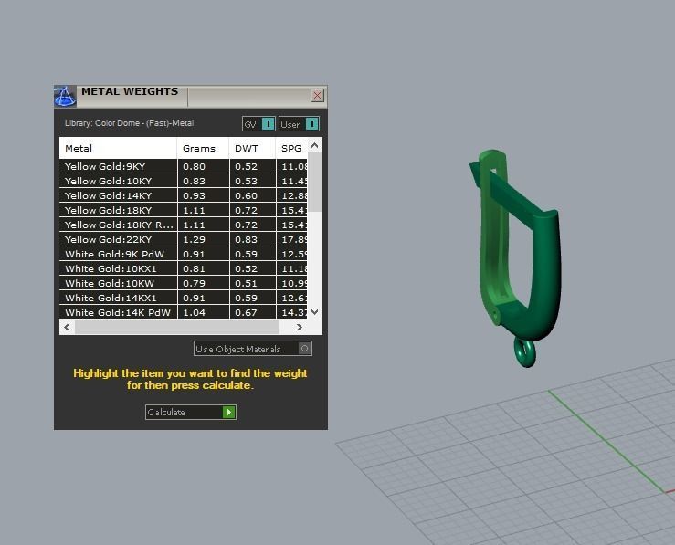 17 hanging earrings in this package 3D Model Collection_57