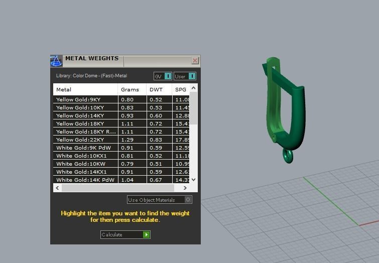 17 hanging earrings in this package 3D Model Collection_33