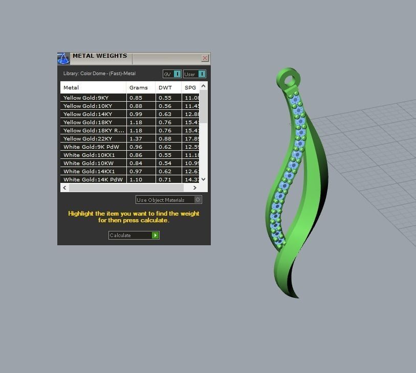 17 hanging earrings in this package 3D Model Collection_50