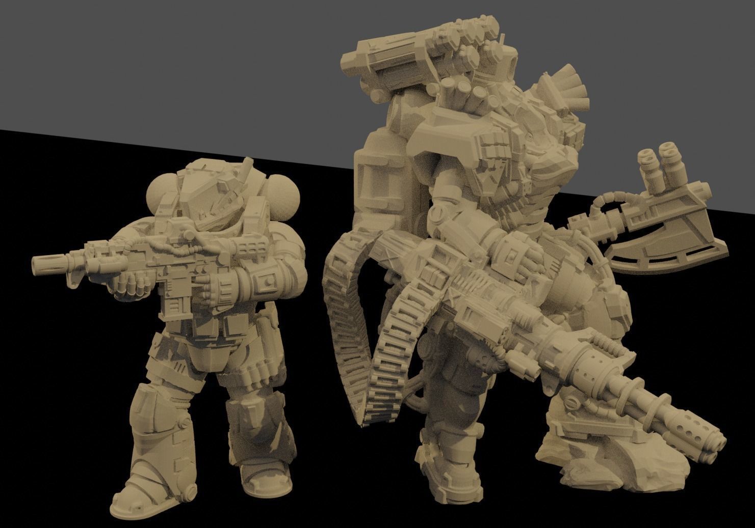 Battle Defender Battle Brothers Defender 3D model 3D printable | CGTrader