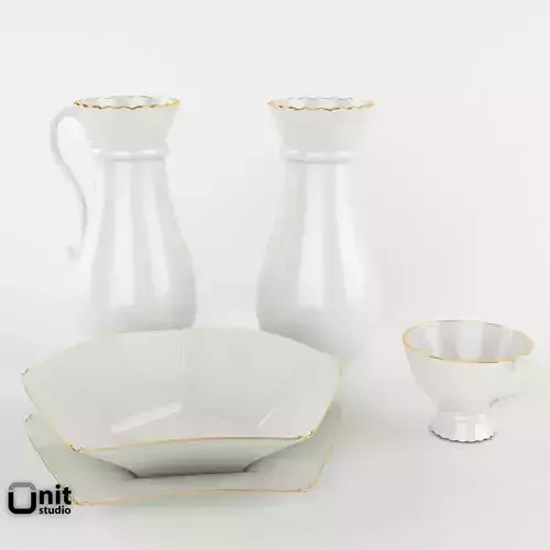 Porcelain China Dinnerware Set