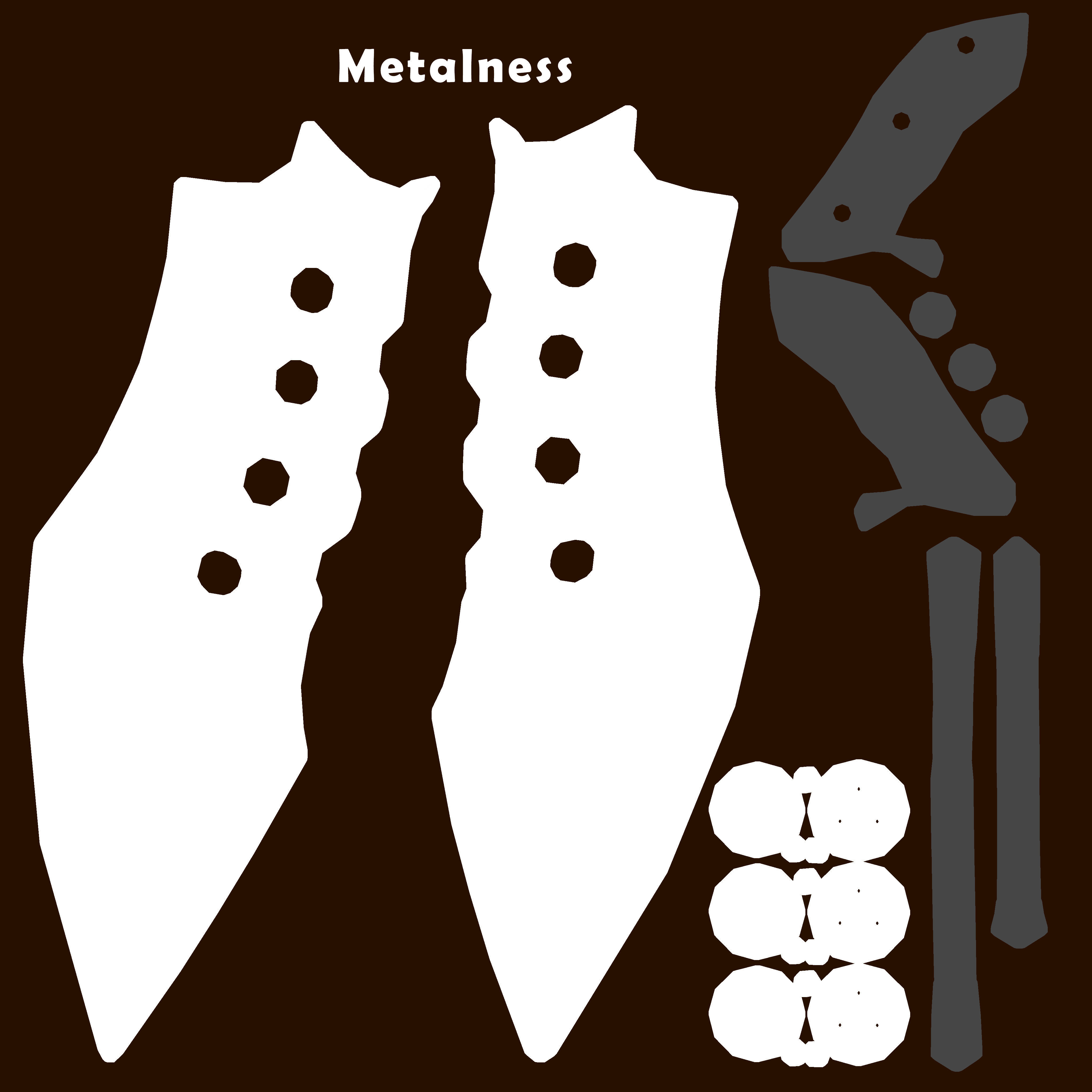 Combat Knife Low-poly 3D model_7