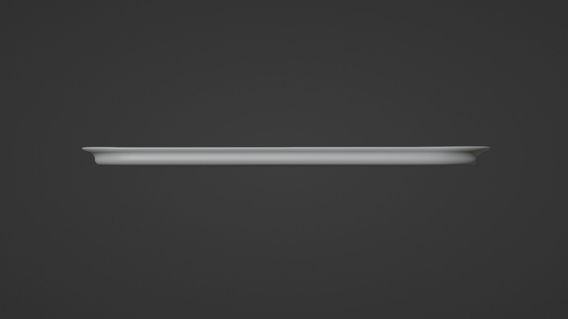 White Porcelain tea set 2 3D model_29