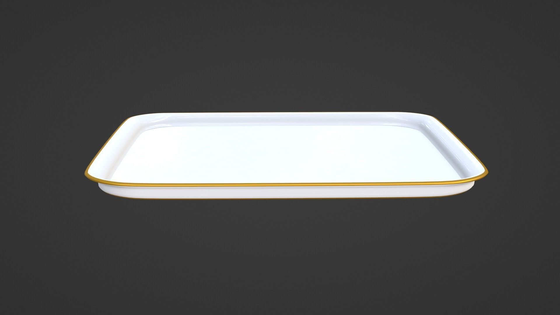 White Porcelain tea set 2 3D model_30