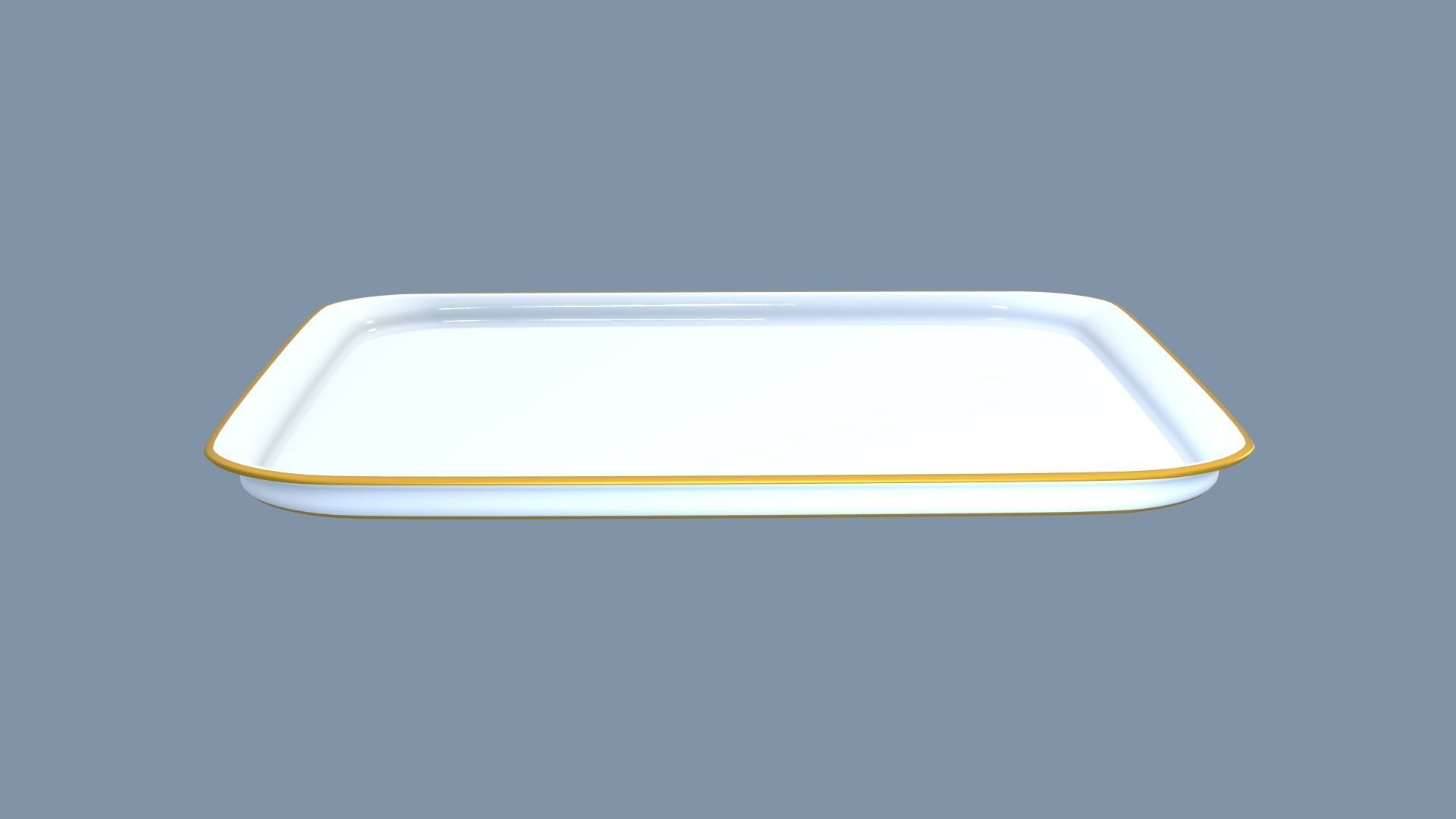 White Porcelain tea set 2 3D model_31