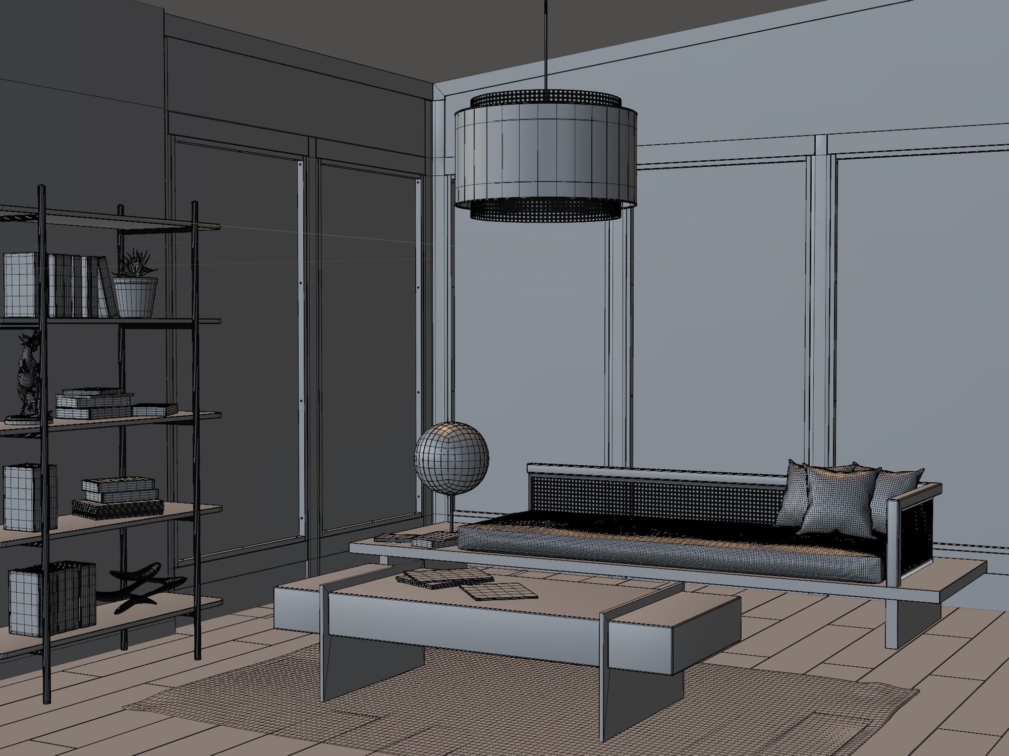 Woodlands view 3D model_4